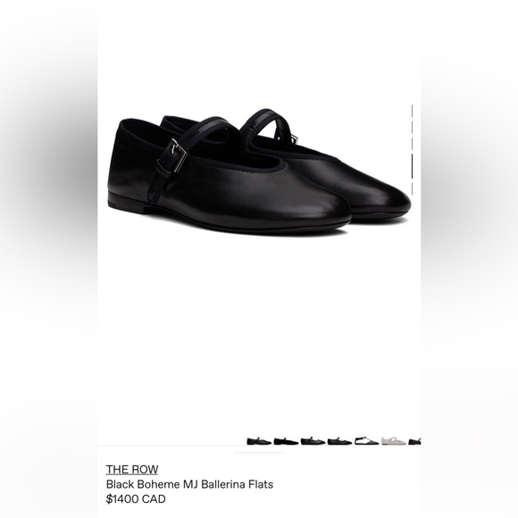 The Row Shoes - The Row Boheme MJ flats- 38.5